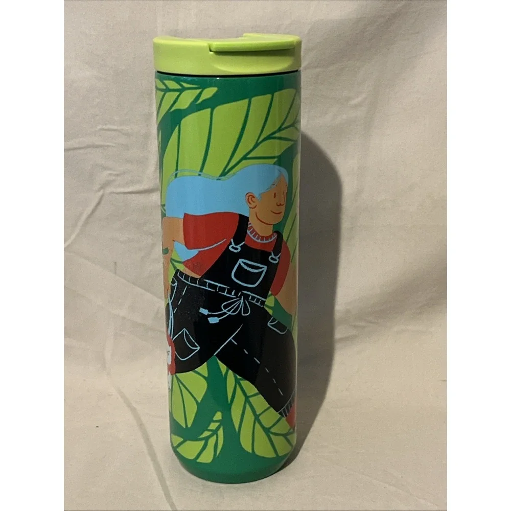 New Starbucks Artist Collaboration Monyee Chau 16oz Tumbler Stainless Steel